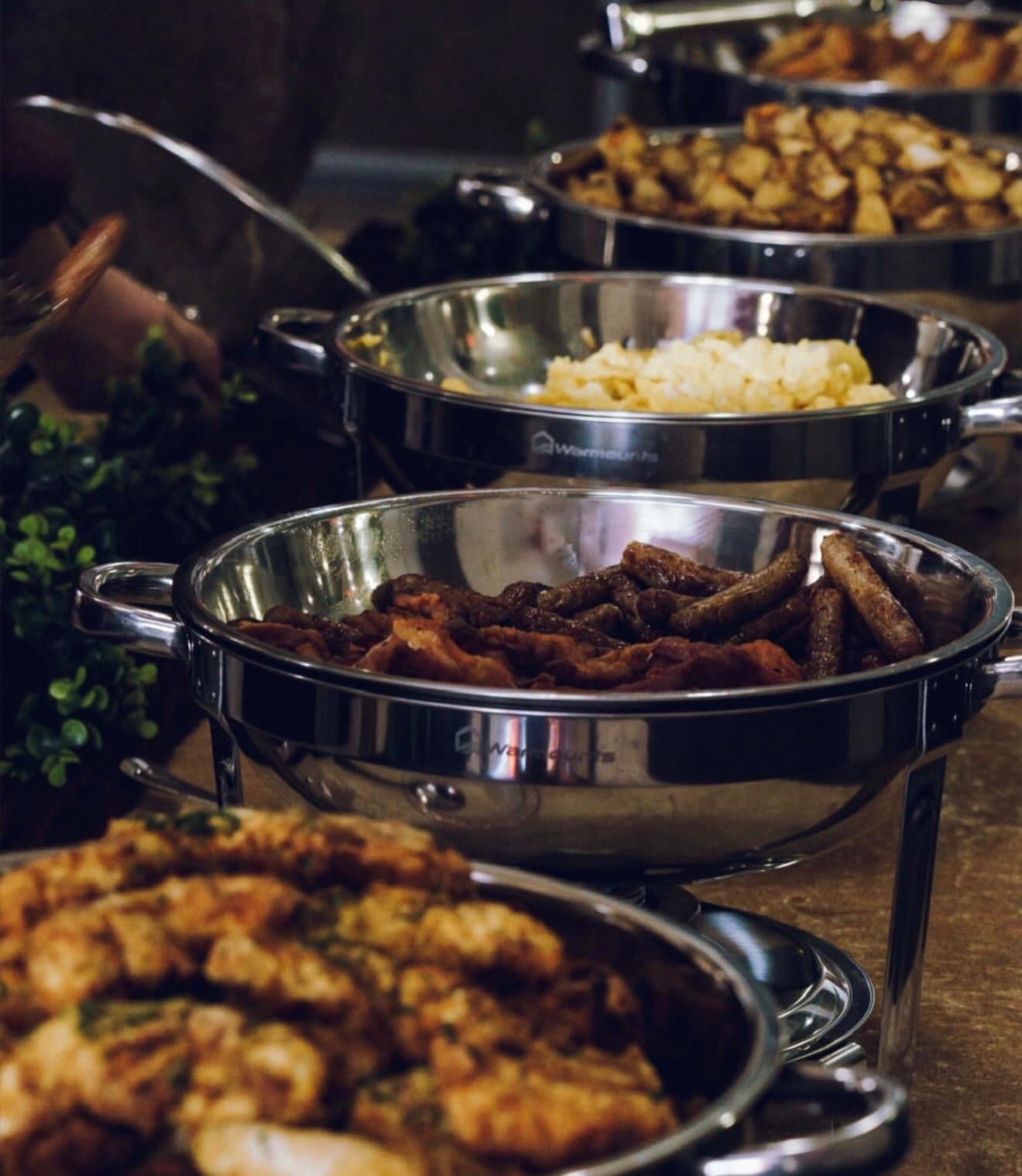 Brunch service on the line